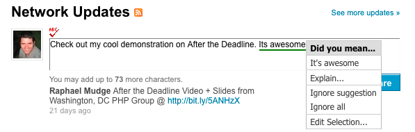 Yes, I've made spelling mistakes here before.